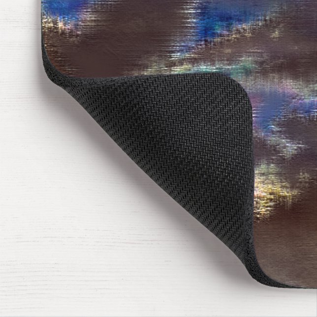 Very rustic dark clouds with drizzled displacement mouse pad (Corner)