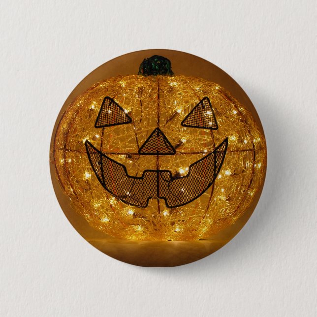 Very Scary Halloween Pumpkin Button (Front)