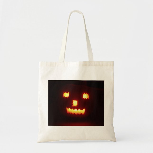 Very Scary Pumpkin Tote Bag (Front)