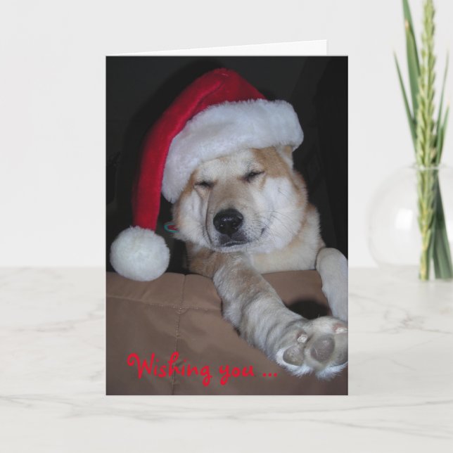 Very Shiba-Inu Christmas card (Front)
