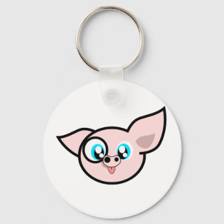 Very Silly Piggy Key Ring