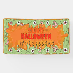 Very Slimy Halloween Banner