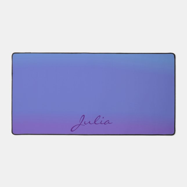 Very Soft Hazy Pretty Colourful  Desk Mat (Front)