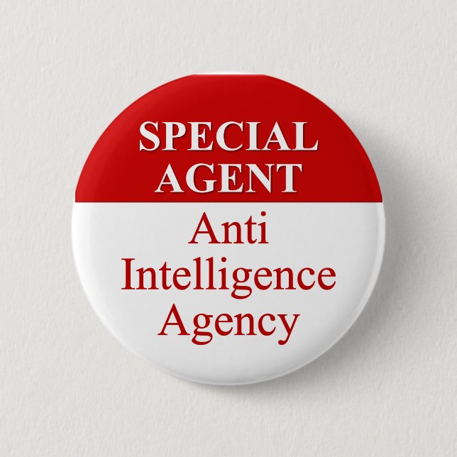 Very Special Secret Agent (3) 6 Cm Round Badge (Front)