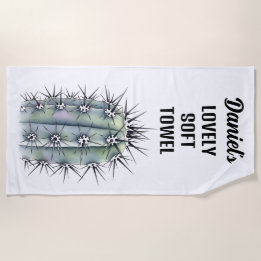 Very spiny Cactus Beach Towel