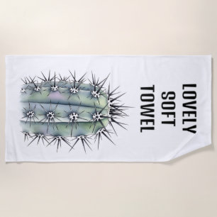 Very spiny Cactus Beach Towel