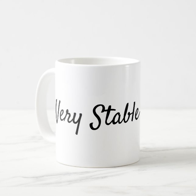 Very Stable Genius Coffee Mug (Front Left)