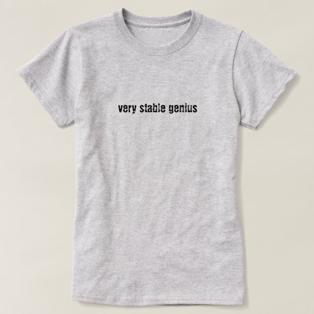 Very Stable Genius Women's Basic T-Shirt (Design Front)