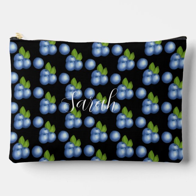Very Sweet Summer Blueberries Accessory Pouch (Front)