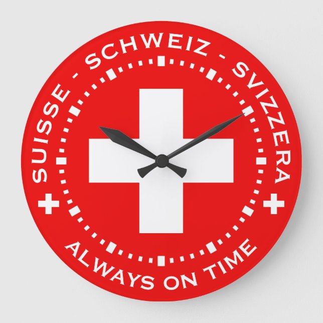Very Swiss Clock - Always on Time (Front)