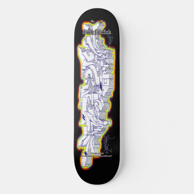 VERY Tag 03 ~ Graffiti Art Pro Skateboard Deck (Front)