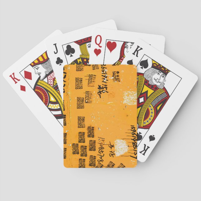 Very Unique Cool Urban Playing Cards (Back)