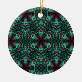Very unique gift, LED light pattern Ceramic Ornament