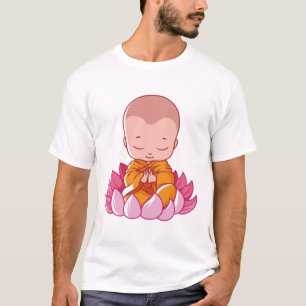 Vesak Buddhism Cartoon Buddhas Birthday, child T-Shirt