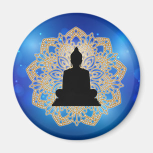Vesak Day Buddha and Mandala Vaisakha Purnima Magnet