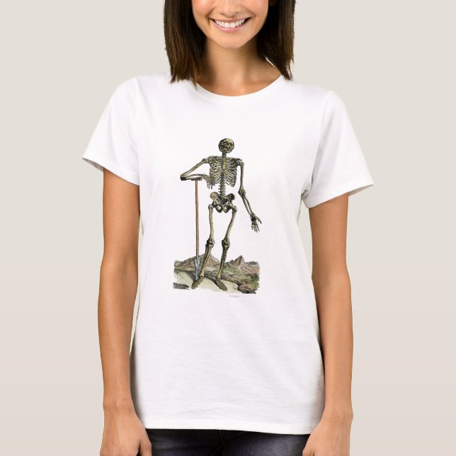 Vesalius: Skeletal System T-Shirt (Front)