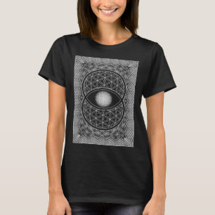 Vesica Piscis Holy Geometry Bohemian Third Eye T-Shirt