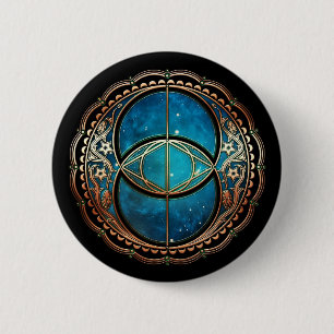 Vesicle Pisces 6 Cm Round Badge