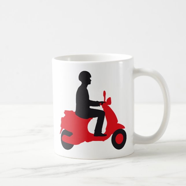 Vespa scooter coffee mug (Right)