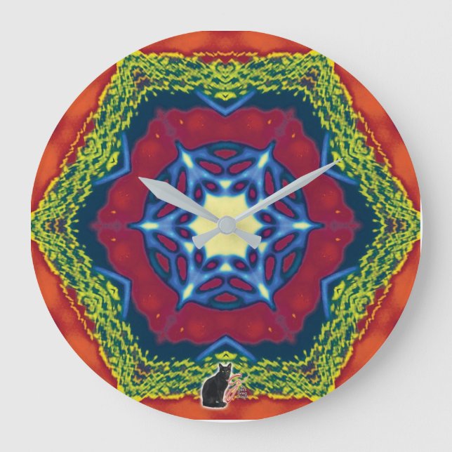 Vesper Kaleidoscope Large Clock (Front)