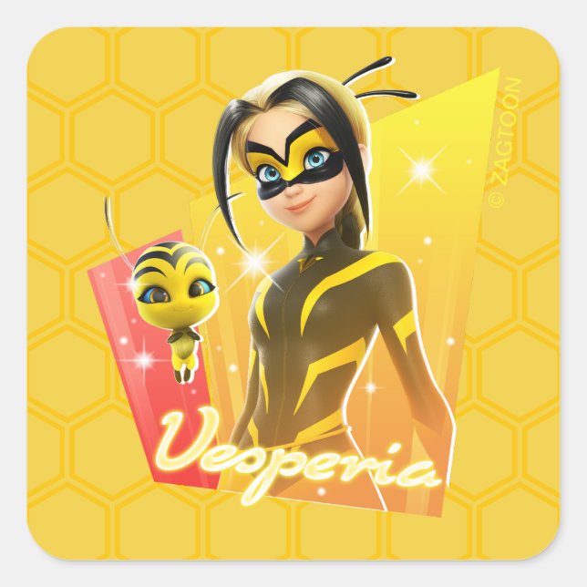 Vesperia & Pollen Square Sticker (Front)