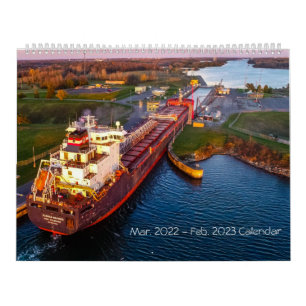 Vessels Calendar: March 2022 - February 2023 Calendar