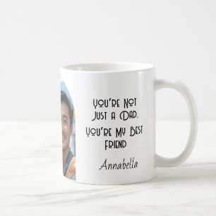 Vest dad ever and Custom photo Coffee Mug