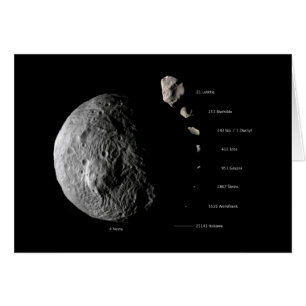 Vesta Compared To Other Asteroids Space