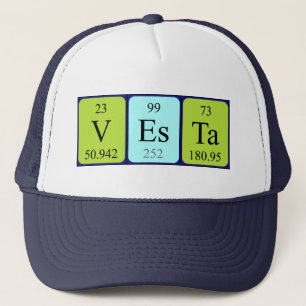 Vesta periodic table name hat