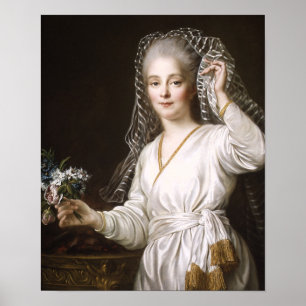 Vestal Virgin by François Hubert Drouais Poster