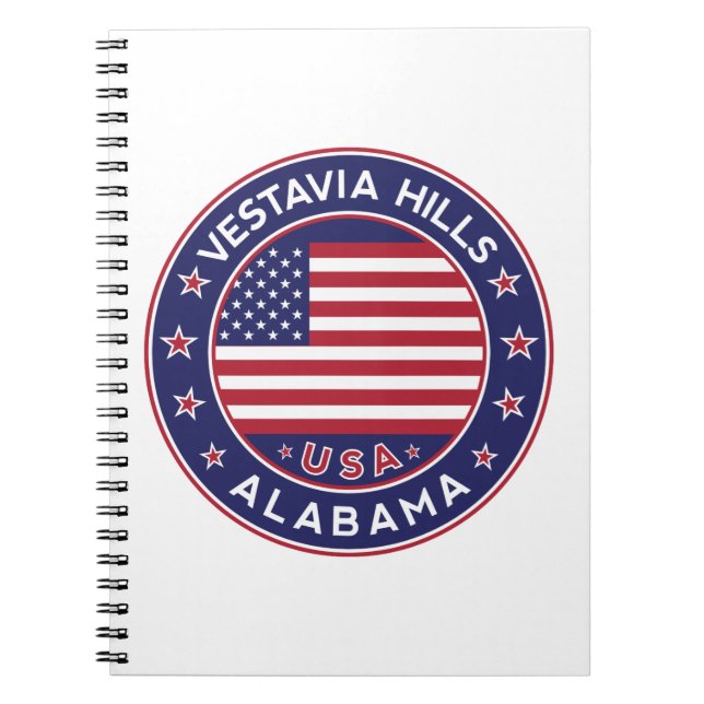 Vestavia Hills, Alabama Notebook (Front)