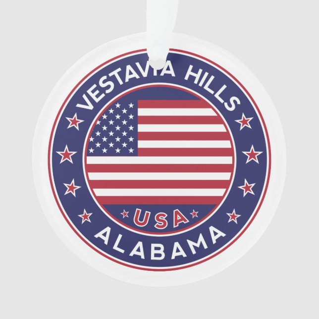 Vestavia Hills, Alabama Ornament (Front)