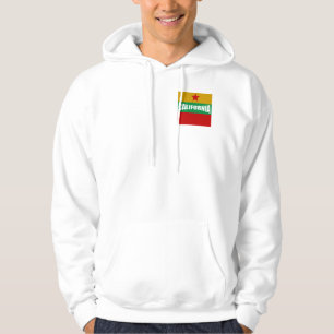 VESTE A CAPUCHE BLANCHE DESIGN CALIFORNIA USA HOODIE