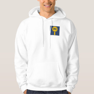 VESTE A CAPUCHE BLANCHE TOP DESIGN INDIANA USA