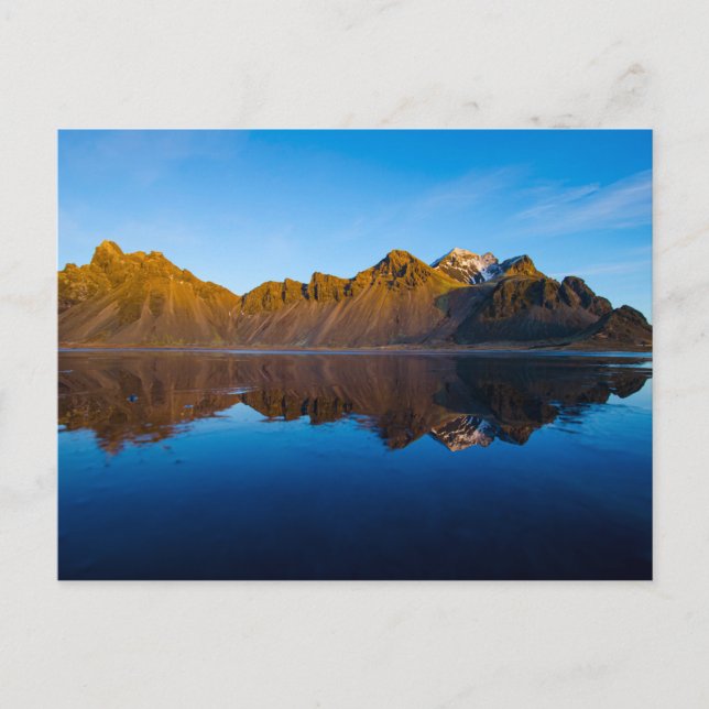 Vestrahorn Mountain Iceland Postcard (Front)