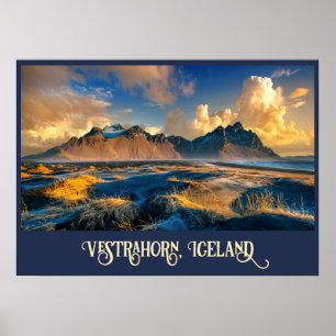 Vestrahorn Mountains, Iceland Poster
