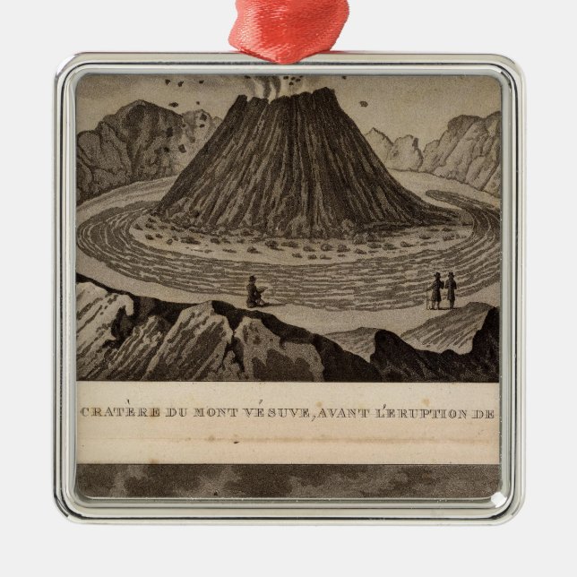 Vesuve, Dolomieu Metal Ornament (Front)