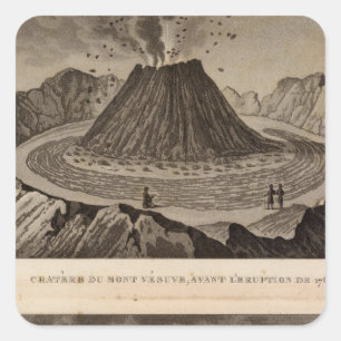 Vesuve, Dolomieu Square Sticker