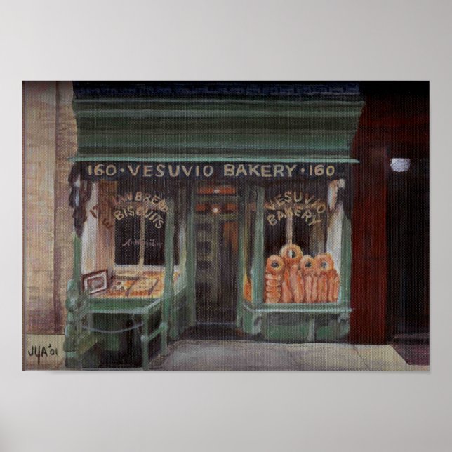 Vesuvio Bakery NYC Poster (Front)