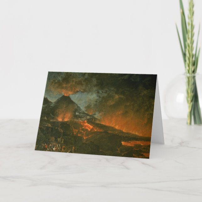 Vesuvius Erupting Card (Front)