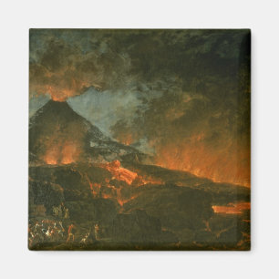 Vesuvius Erupting Magnet