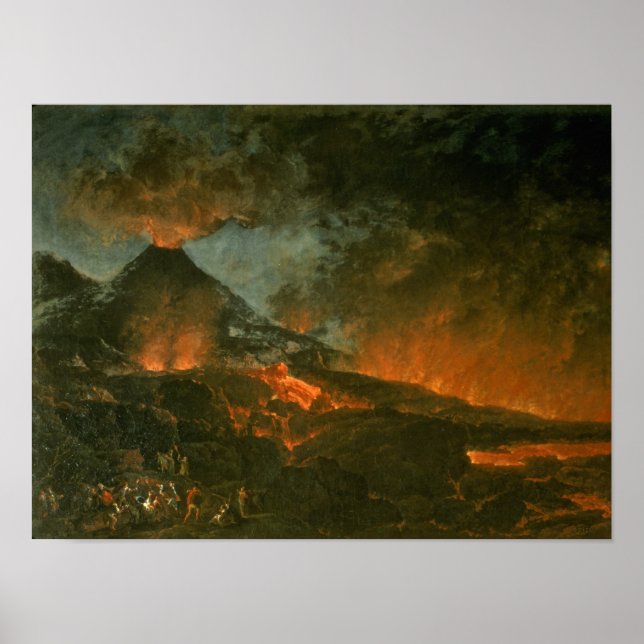 Vesuvius Erupting Poster (Front)