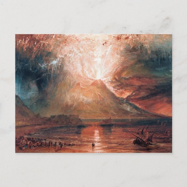 Vesuvius in Eruption by J. M. W. Turner (1820) Postcard (Front)
