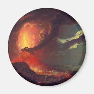 Vesuvius in Eruption (by Joseph Wright of Derby) Magnet