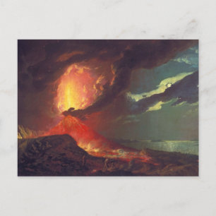 Vesuvius in Eruption Postcard