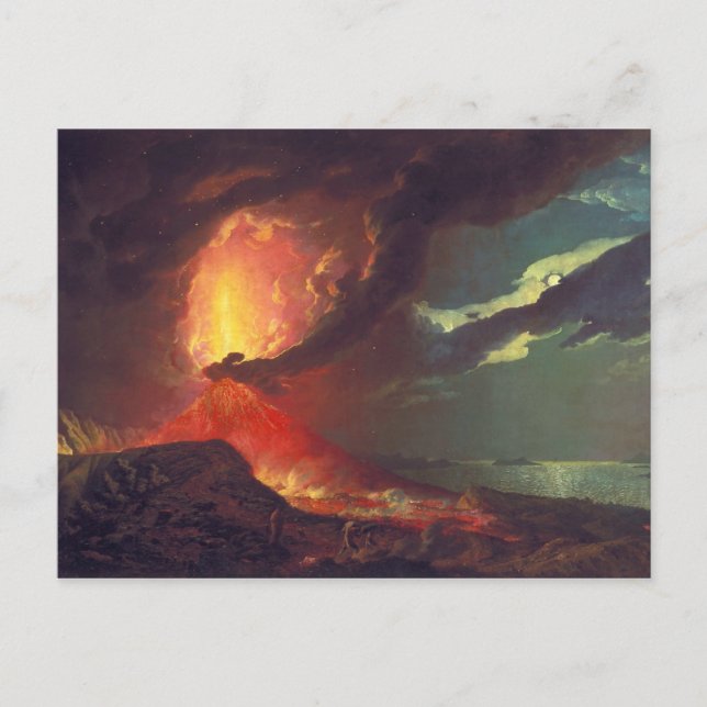 Vesuvius in Eruption Postcard (Front)