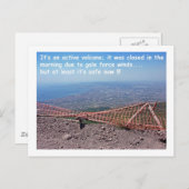 Vesuvius Volcano Humour Postcard (Front/Back)