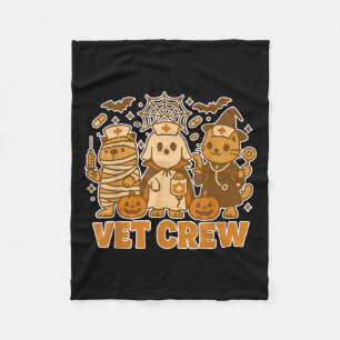 Vet Crew Halloween Costume Dog Cat Capybara Pet Te Fleece Blanket