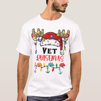 Vet Cruisemas Matching Christmas Pajamas T-Shirt