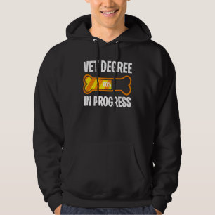 Vet Degree In Progress Future Veterinarian Vet Tec Hoodie